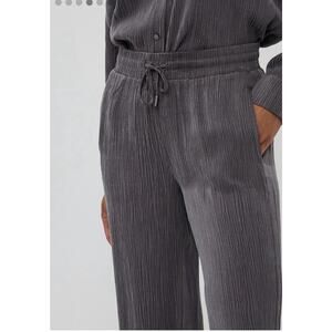 EsQualo TROUSERS WIDE CRINKLE CUPRO Size 6 Stretch Pull On Pants